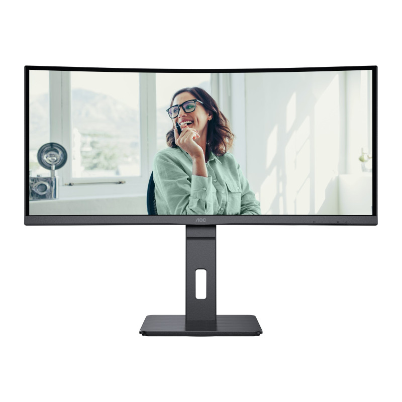 AOC | CU34P3CV | 34 " | VA | 21:9 | 100 Hz | 4 ms | 3440 x 1440 pixels | HDMI ports quantity 1