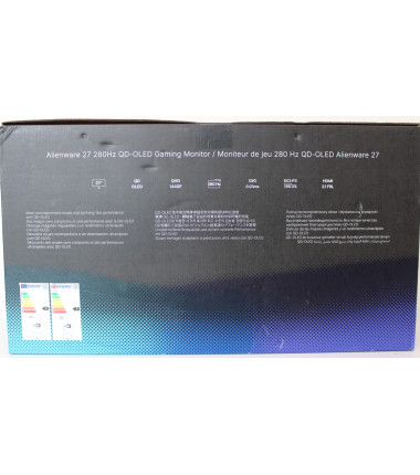 SALE OUT. Dell LCD AW2725D 27" QD-OLED QHD/2560x1440/HDMI,DP,USB-C/Black | Dell | AW2725D | 27 " | QD-OLED | QHD | 16:9 | 280 Hz