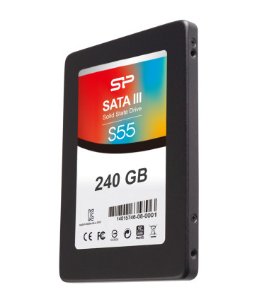 Silicon Power | Slim S55 | 240 GB | Solid-state drive interface SATA | Read speed 550 MB/s | Write speed 450 MB/s