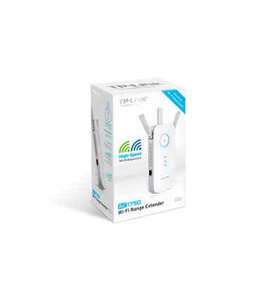 TP-LINK | Extender | RE450 | 802.11ac | 2.4GHz/5GHz | 450+1300 Mbit/s | 10/100/1000 Mbit/s | Ethernet LAN (RJ-45) ports 1 | MU-M