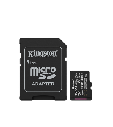 Kingston Canvas Select Plus | 256 GB | microSD | Flash memory class Class 10, UHS-I, U1/U3, video class 10/30, A1