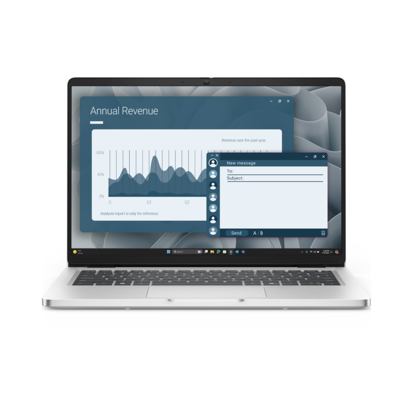 Dell Pro 14 PC14255 | Platinum Silver | 14 " | IPS | FHD+ | 1920 x 1200 pixels | Anti-glare | AMD Ryzen AI 5 PRO | 340 | 16 GB |