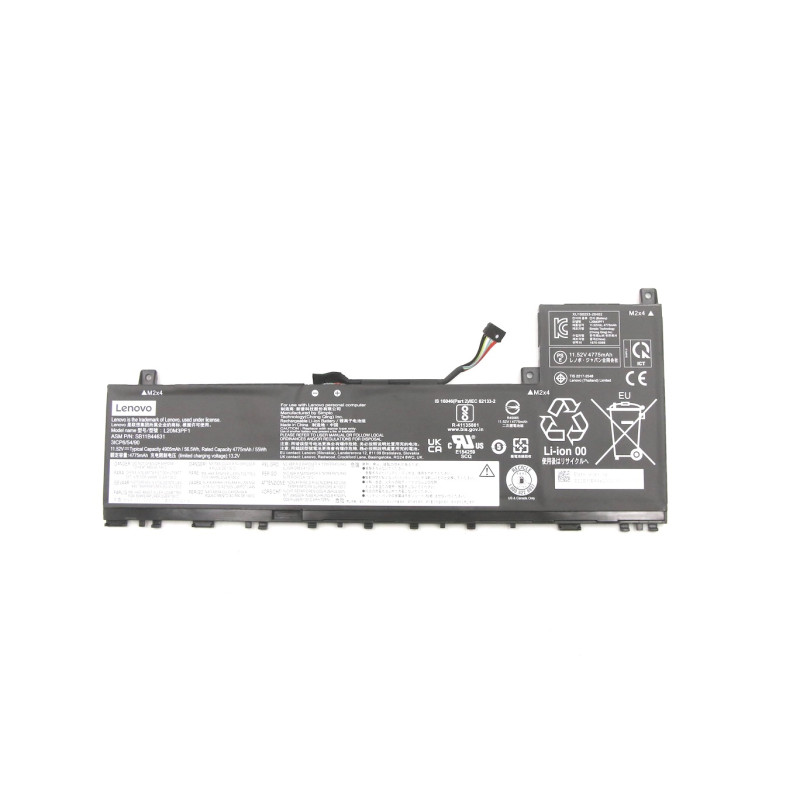 Lenovo original battery IdeaPad 5 pro L20C3PF1 L20D3PF0 L20M3PF1 label side