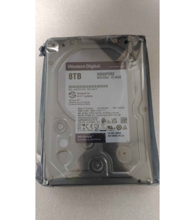 SALE OUT. | Western Digital Surveillance Hard Drive | Purple Surveillance WD85PURZ | 5640 RPM | 8000 GB | REFURBISHED