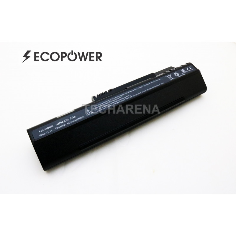 Acer UM08A73 ZG5 EcoPower 6 celių 4400mAh baterija