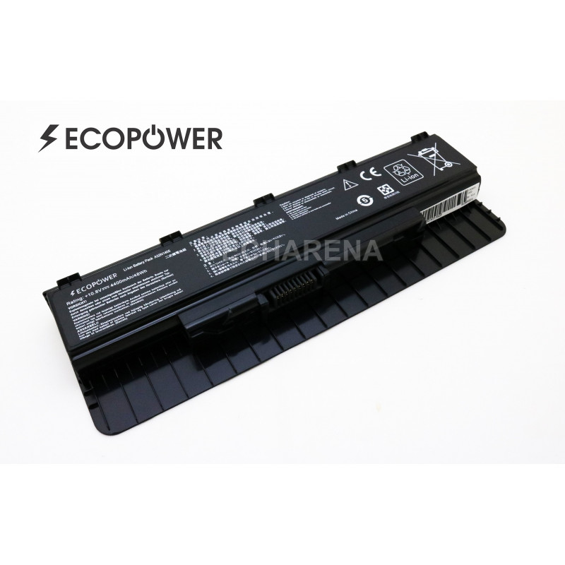 Asus A32N1405 A32Li9H 6 celių 4400mAh baterija EcoPower