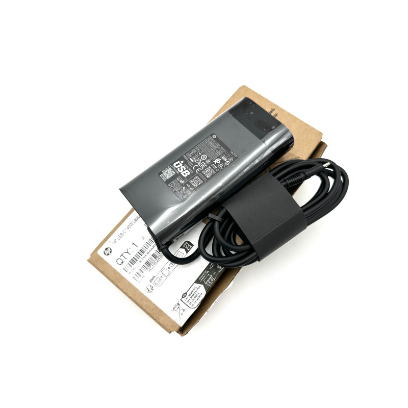 HP originalus įkroviklis 140w USB-C TPN-DA29 ADP-140BB BB etikėtėss vaizdas