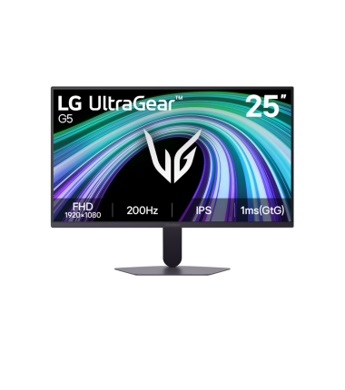 LG 25G523B-B UltraGear | 25 " | IPS | FHD | 16:9 | 200 Hz | 1 ms | 1920 x 1080 pixels | 300 cd/m² | HDMI ports quantity 2
