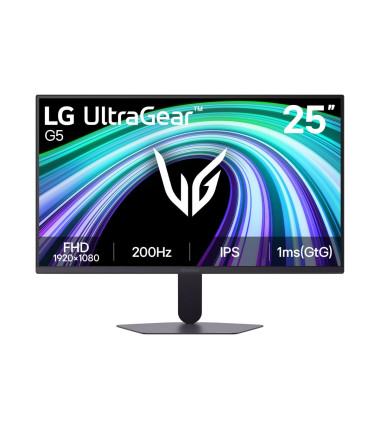LG 25G523B-B UltraGear | 25 " | IPS | FHD | 16:9 | 200 Hz | 1 ms | 1920 x 1080 pixels | 300 cd/m² | HDMI ports quantity 2