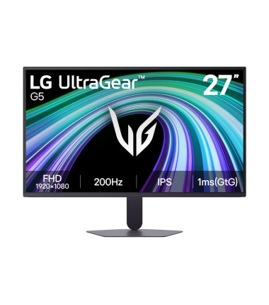 LG 27G523B-B UltraGear G5 | 27 " | IPS | FHD | 16:9 | 200 Hz | 1 ms | 27 pixels | 300 cd/m² | HDMI ports quantity 2