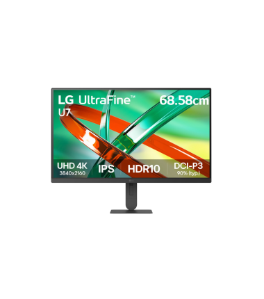 LG 27U710B-B UltraFine | 27 " | IPS | UHD | 16:9 | 60 Hz | 5 ms | 3840 × 2160 pixels | 300 cd/m²