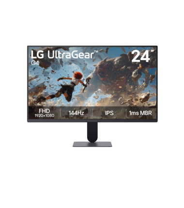 LG 24G411B-B | 24 " | IPS | FHD | 16:9 | 144 Hz | 1 ms | 1920 x 1080 pixels | 250 cd/m² | HDMI ports quantity 1