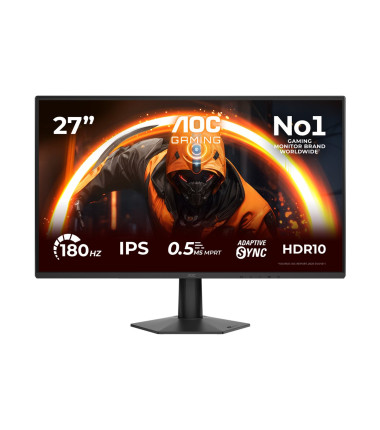 AOC 27G50F | 27 " | IPS | FHD | 16:9 | 144 Hz | 0.5 ms | 1920 x 1080 pixels | 300 cd/m² | HDMI ports quantity 1 | Black