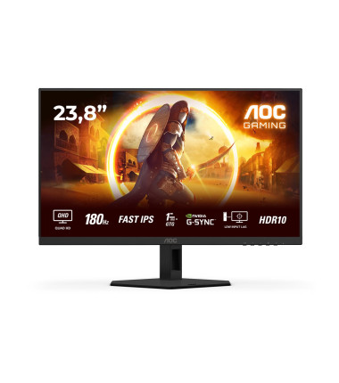 AOC AGON Q24G4RE | 24 " | Fast IPS | QHD | 16:9 | 180 Hz | 1 ms | 2560 x 1440 pixels | 300 cd/m² | HDMI ports quantity 1 | Black