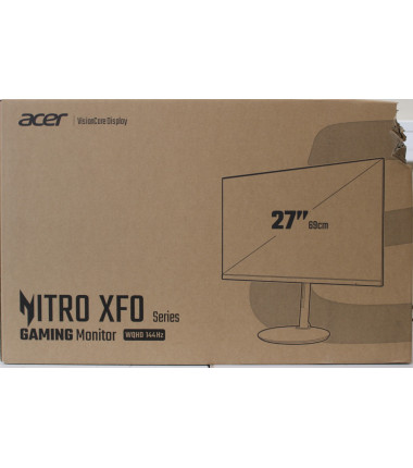 SALE OUT. | Acer Nitro XF27Q Ergo | 27 " | IPS | QHD | 144 Hz | 1 ms | 250 cd/m² | HDMI ports quantity 2 | Warranty 24 month(s) 