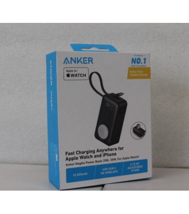 SALE OUT. Anker MagGo Power Bank | 10000 mAh | Black Stone | DEMO