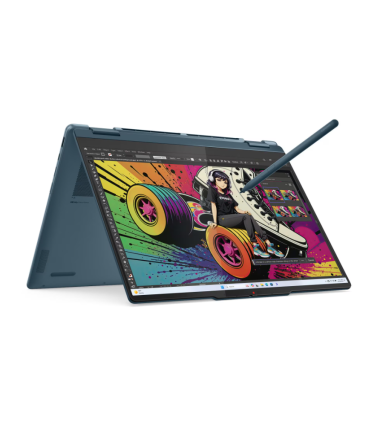 Lenovo- Yoga 7 2-in-1 14AKP10 AMD | Tidal Teal | 14 " | OLED | WUXGA | 1920 x 1200 pixels | AMD Ryzen AI 7 | 350 | 16 GB | Solde