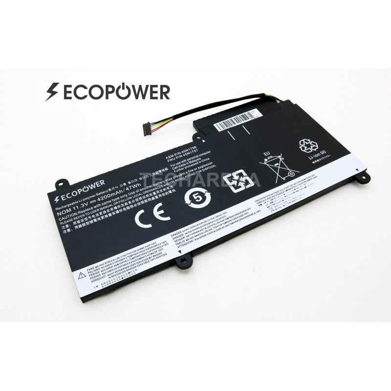 Lenovo 45N1756 45N1757 EcoPower 4200mAh baterija 47Wh