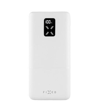 Fixed Power bank Zen 20 with LCD display and PD 20W output | FIXZEN-20-WH | 20000 mAh | White