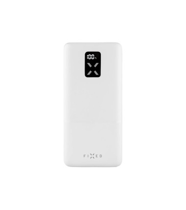 Fixed Power bank Zen 20 with LCD display and PD 20W output | FIXZEN-20-WH | 20000 mAh | White