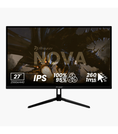 Arozzi Nova 27" IPS, 260Hz, Computer Monitor - Black