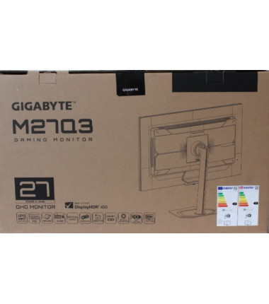 SALE OUT. Gigabyte Gaming Monitor 27" M27Q3 EK | SALE OUT. | Gigabyte M27Q3 EK | 27 " | IPS | QHD | 300 Hz | 1 ms | 2560 x 1440 