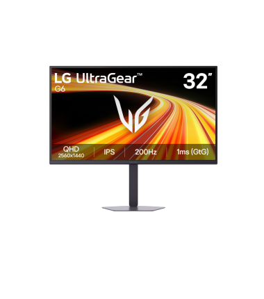 LG 32G620B-B UltraGear | 32 " | IPS | QHD | 16:9 | 200 Hz | 1 ms | 2560 x 1440 pixels | 300 cd/m² | HDMI ports quantity 2