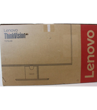 SALE OUT. Lenovo ThinkVision T27Q-40 27 2560x1440/HDMI/3Y Warranty | SALE OUT. Lenovo | T27Q-40 | 27 " | IPS | 16:9 | 120 Hz | 6