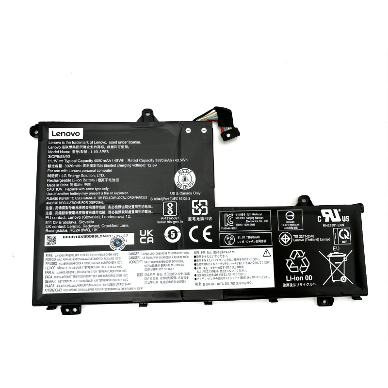 Lenovo originali baterija L19L3PF8 5B10X55569 5B10W67364 ThinkBook 14 15 etikėtes vaizdas Lenovo originali baterija L19L3PF8 5B10X55569 5B10W67364 ThinkBook 14 15 etikėtes vaizdas