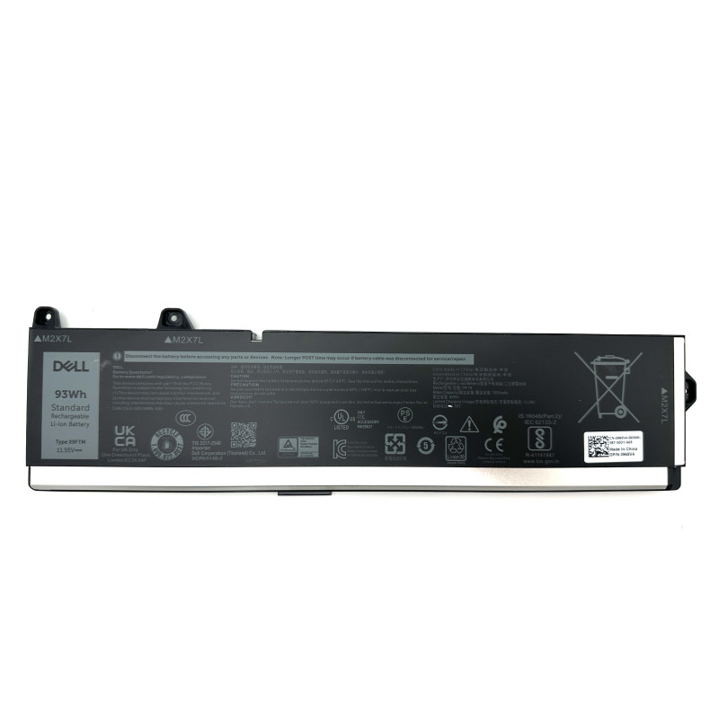 Dell genuine 965v4 93Wh battery for Precision 7670 7680 7770 7780 - label view Dell genuine 965v4 93Wh battery for Precision 7670 7680 7770 7780 - label view