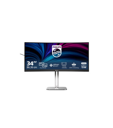 PHILIPS 34B2U5900C/00 34" DUAL Mode Curved Business monitor 21:9/5120x2160/350cdm2/2ms/DP HDMI USB-C | Philips | 34B2U5900C/00 |