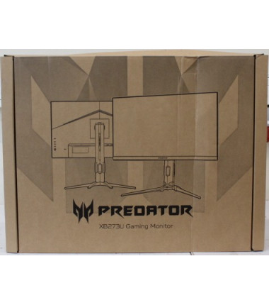 SALE OUT. Acer Predator XB27QX Ergo 69cm 27'' QHD ZeroFrame IPS 210Hz FC 16:9 1ms/0.5ms(GTG, Min.) 400nits 2xHDMI(2.1) DP MM Aud