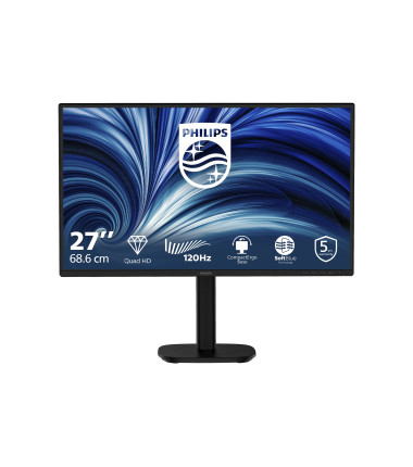 Philips | 27B2N3500/00 | 27 " | IPS | QHD | 16:9 | 120 Hz | 2560 x 1440 pixels | HDMI ports quantity 2 | Black