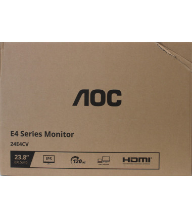 SALE OUT. AOC 24E4CV 23.8“ IPS 1920x1080/300cd/m²/4ms/DisplayPort HDMI Headphone out | SALE OUT. | AOC | 24E4CV | 23.8 " | IPS |
