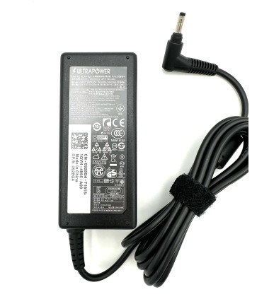 Dell charger 01X9K3 HA65NS5-00 A065R064L BULLET TIP UltraPower - label view Dell charger 01X9K3 HA65NS5-00 A065R064L BULLET TIP UltraPower - label view