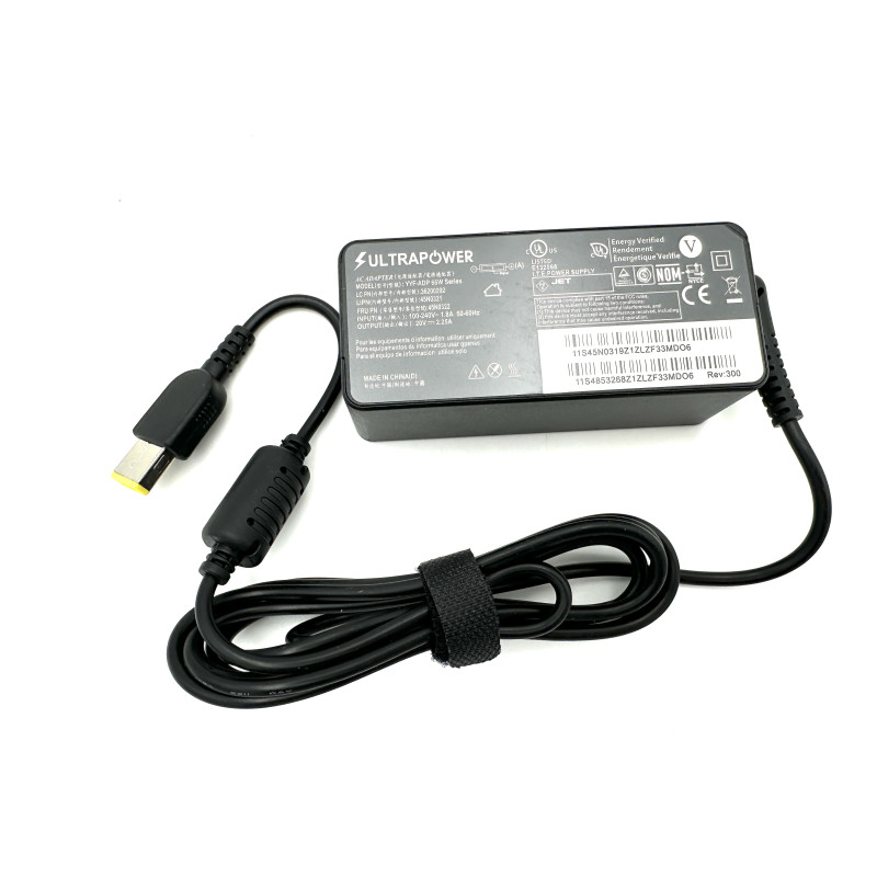 Lenovo įkroviklis 20v 2.25a 45w slim tip Ultrapower etiketės vaizdas