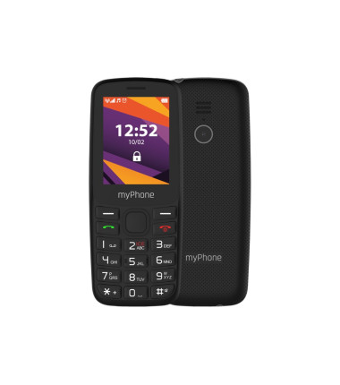 myPhone 6410 LTE | Black | 2.4 " | TFT | 64 MB | 128 MB | Dual SIM | Nano SIM | USB version Type-C | Built-in camera | Main came