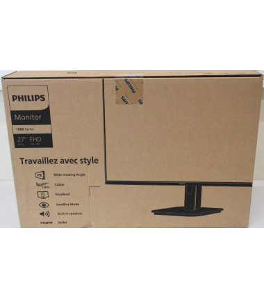 SALE OUT. PHILIPS 27E1N1100A/00 27" 16:9/1920x1080/250cdm2/4ms/VGA HDMI Audio out, DAMAGED PACKAGING | SALE OUT. | Philips | 27E