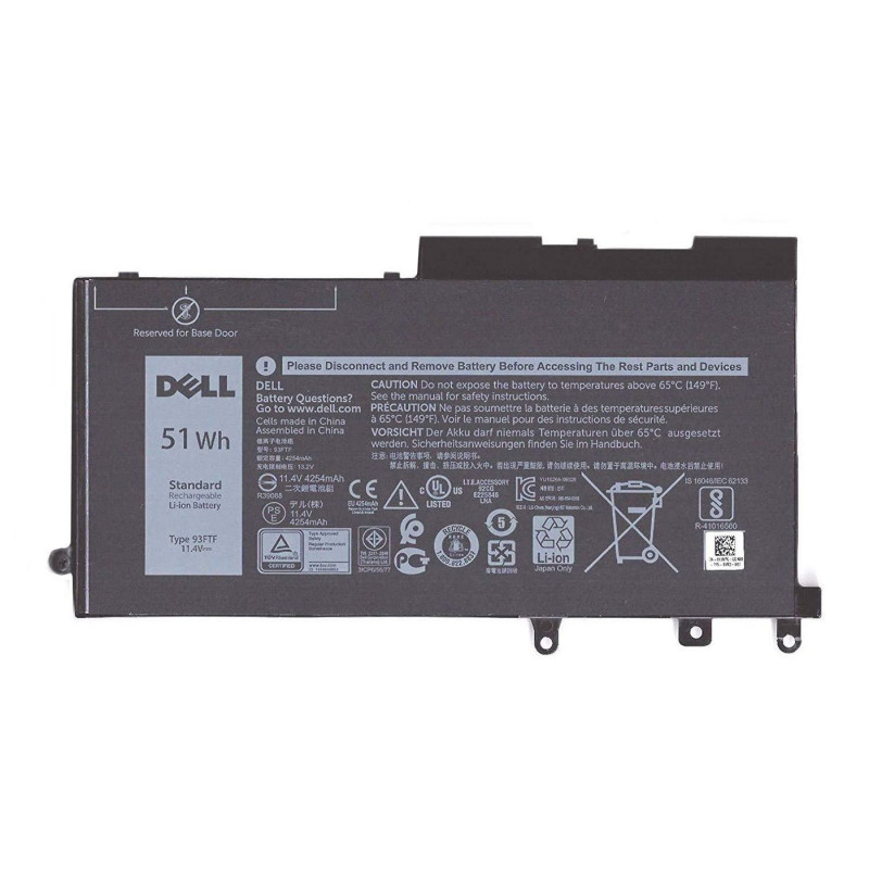 Dell DJWGP Battery, 51WHR, 3 Cell Dell DJWGP Battery, 51WHR, 3 Cell