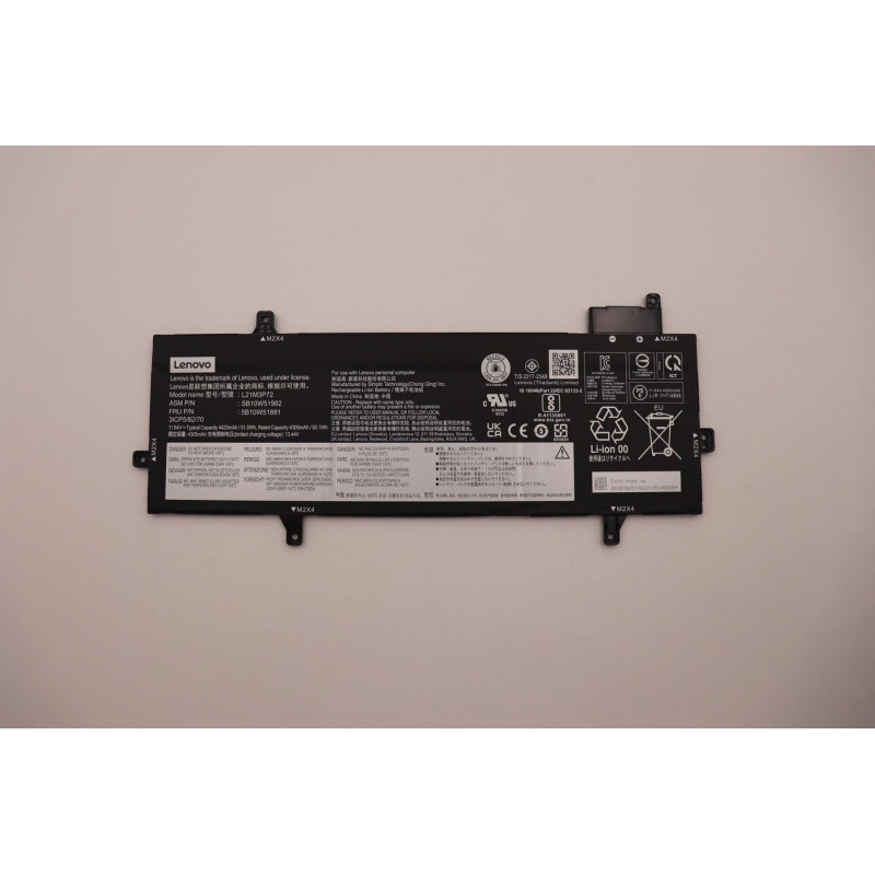 Lenovo 5B10W51881 51.5Wh internal lithium-ion Lenovo 5B10W51881 51.5Wh internal lithium-ion