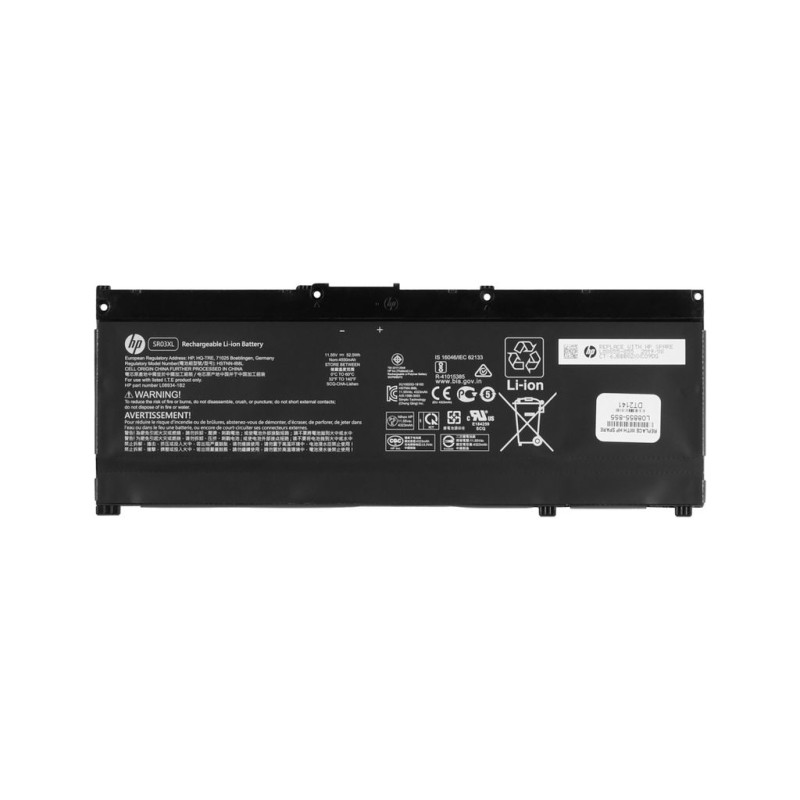 HP SR03052XL Battery 3C 52Wh 4.55Ah Li Sr HP SR03052XL Battery 3C 52Wh 4.55Ah Li Sr