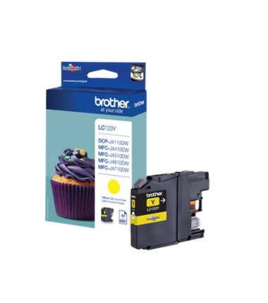 Brother LC123Y | Ink Cartridge | Yellow
