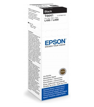 Epson T6641 Ink bottle 70ml | Ink Cartridge | Black