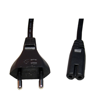 Cablexpert | Power cord (C7), VDE approved | PC-184-075-1.8M | Black | CEE 7/16 to C7
