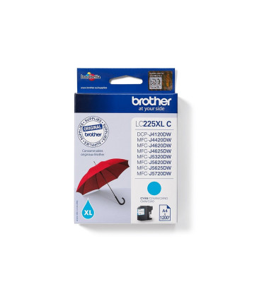 Brother LC-225XLC | Ink Cartridge | Cyan
