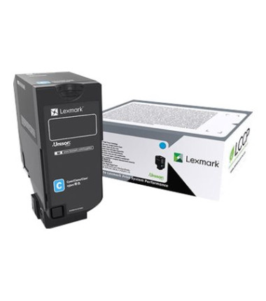 Lexmark CS72x Cyan Standard Yield Toner Cartridge | Lexmark 74C0S20 | CS720 Cyan Standard Yield Toner Cartridge | Cartridge | Cy