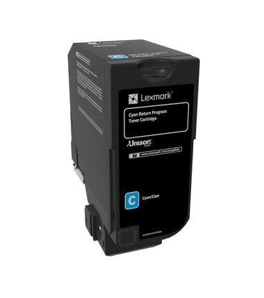 Lexmark Lexmark High Capacity Cyan Return Programme 84C2HC0 Toner Cartridge | Lexmark Cyan
