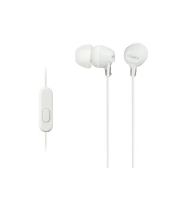 Sony | EX series | MDR-EX15AP | In-ear | White