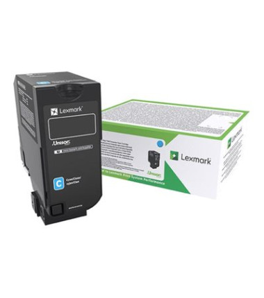 Lexmark Corporate | 74C2SCE | Laser Toner Cartridge | Cyan