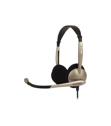 Koss | Headphones | CS100 | Wired | On-Ear | Microphone | Black/Gold